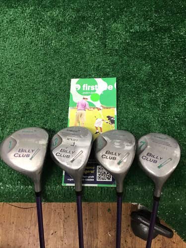 Knight Billy Club Fairway Woods Set Driver 3, 5, 7 Ladies Graphite Shafts