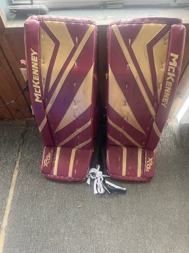 Used 29" Mckenney XPG1 Goalie Leg Pads Pro Stock