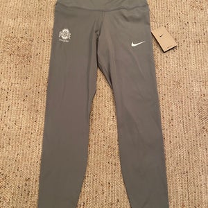 Brand New Gray Nike Ohio State Hockey Dri-Fit Leggings M (With Tags)