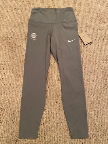 Brand New Gray Nike Ohio State Hockey Dri-Fit Leggings M (With Tags)