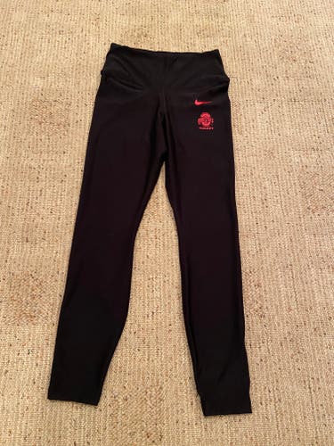 Black Nike Ohio State Hockey Dri-Fit Leggings Women's M