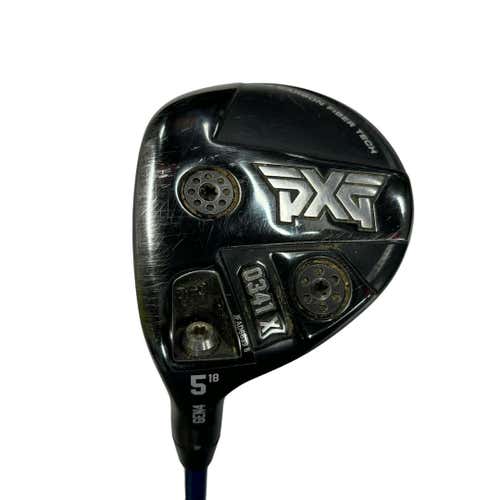 Used Pxg 0341x 5 Wood Left Hand Stiff Flex Graphite Shaft Fairway Woods