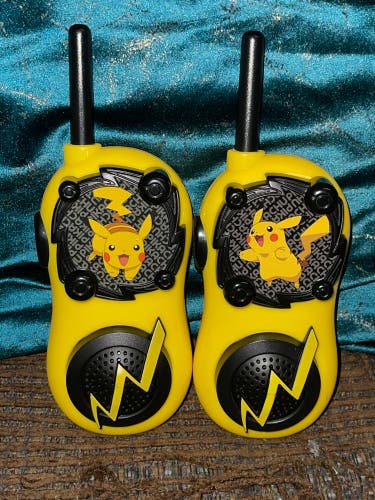 Pokemon Nintendo Pikachu Walkie Talkie Set Kids Used Pre Owned Tested Works AA