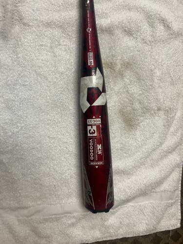Used 2022 DeMarini Voodoo Bat BBCOR Certified (-3) Alloy 27oz 30"