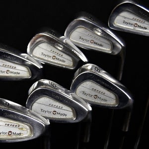 TAYLORMADE X300 IRON SET (7) FLEX:REGULAR LENGTH: (6) 38 IN RIGHT HANDED