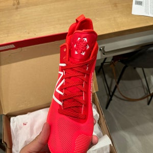 Red New Unisex Mid Top Turf Cleats Freeze 4.0