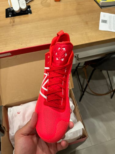 Red New Unisex Mid Top Turf Cleats Freeze 4.0