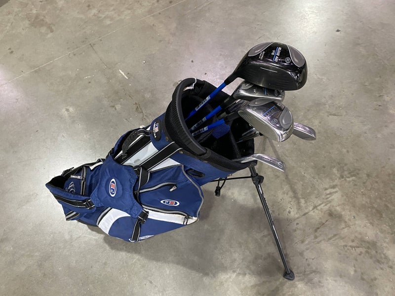U.S. Kids Golf TS V10 Club Set Driver 3W 4H 5-PW SW US TS V10 Junior RH HC +Bag