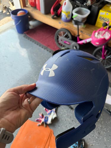 Used 6 1/2 - 7 1/2 Under Armour UABH2-100 Batting Helmet
