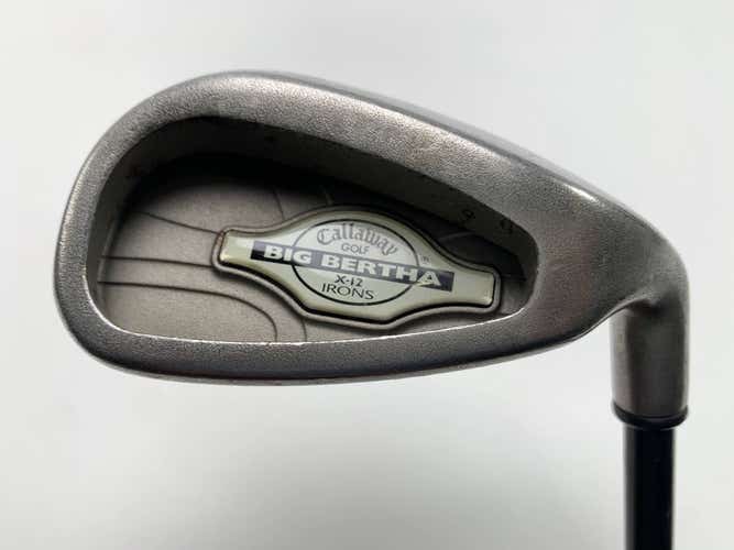 Callaway X-12 Single 9 Iron RCH 96 Firm Graphite Mens RH