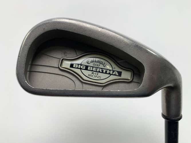 Callaway X-12 Single 6 Iron RCH 96 Firm Graphite Mens RH