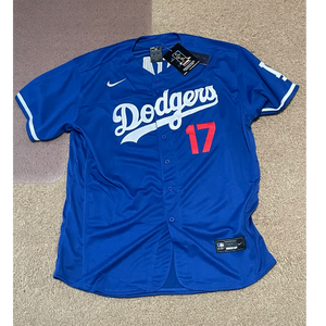 Shohei Ohtani Dodgers Youth Large Blue Jersey Stitched