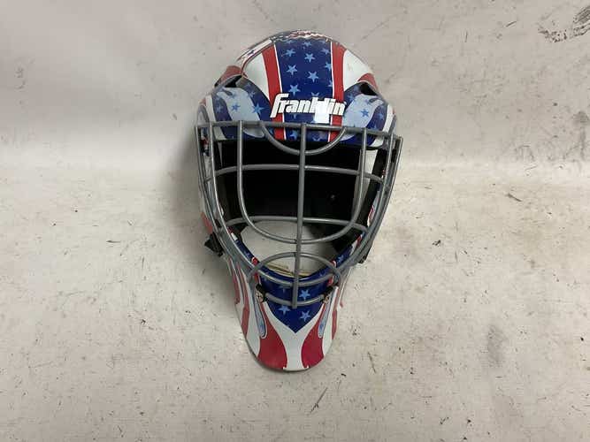 Used Franklin Gfm 1500 One Size Goalie Helmet And Mask