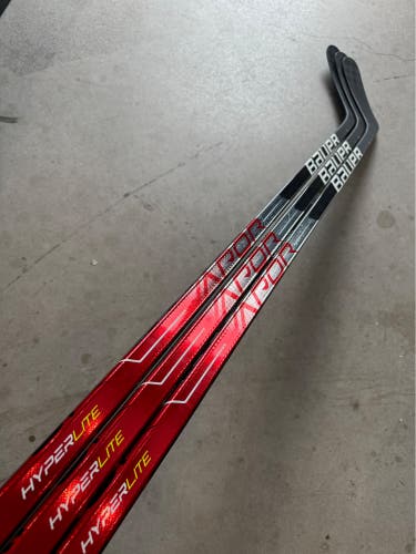 3 PACK NCAA New Senior Bauer Left Hand 87 Flex P92M Pro Stock Vapor Hyperlite Hockey Stick