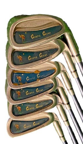 Gentle Giant Golf Iron Set 6-PW,GW RH Regular Graphite 6i 37" Nice Jumbo Grips