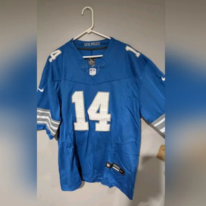 NFL lions football jersey. Blue Amon ra st brown jersey