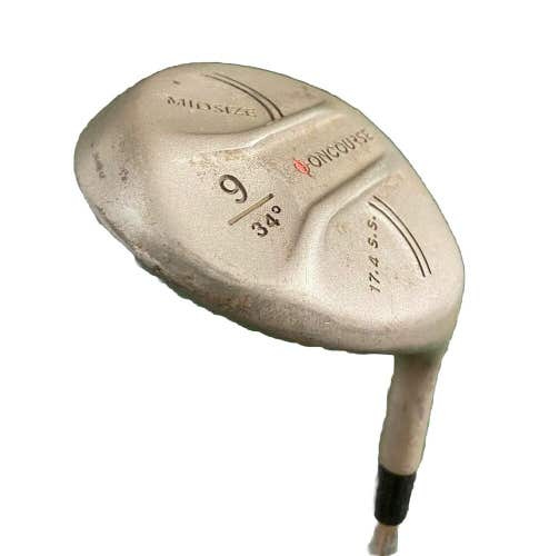 On Course Golf Midsize 9 Wood 34* RH Dynamic Gold R400U Regular Steel 38.5"