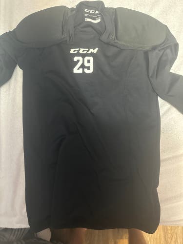 Nathan Mackinnon pro stock protective Senior Medium under shirt With Padded Shoulder Protection