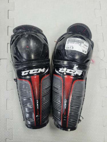 Used Ccm Quick Lite 8" Hockey Shin Guards