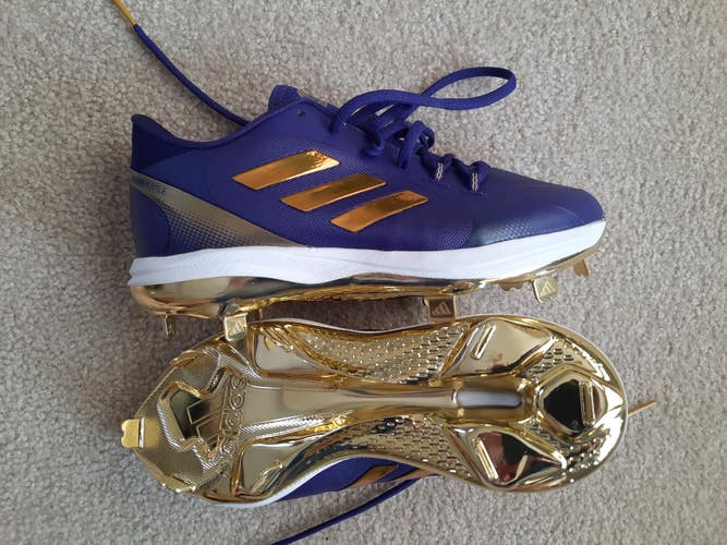 Purple New Adidas women's 7.5 Metal cleats