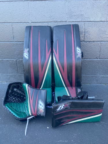 Used Vejmelka Arizona Coyotes 35+1" Brian's Full Right Optik 3 Goalie Full Set