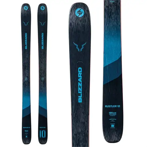 New 2022 Blizzard Rustler 10 skis w/o bindings, Size: 180