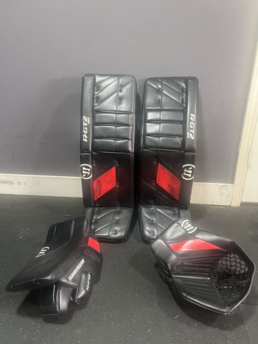 Used 35" +1.5 Warrior Ritual GT2 Regular Goalie Full Set