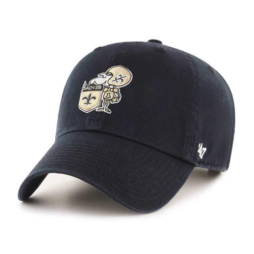 2024 NEW ORLEANS SAINTS Black HISTORIC '47 CLEAN UP