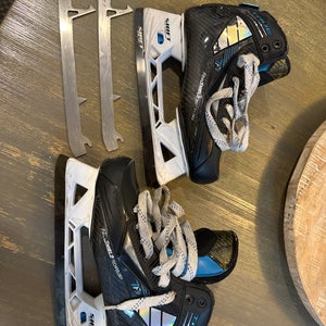 True TF9 Goalie Skates Size 7.5 With Extra Steel