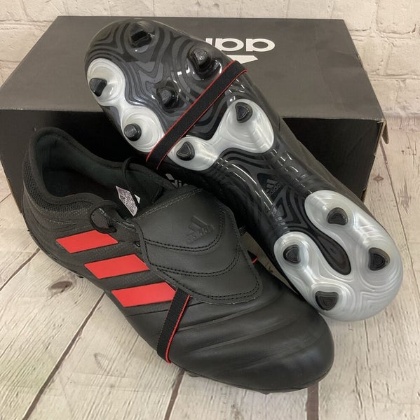 Adidas F35490 Copa Gloro 19.2 FG Soccer Cleats Core Black Red Silver US 11.5