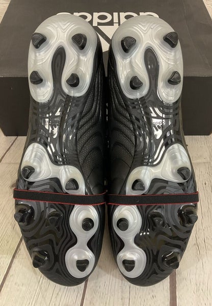 Adidas F35490 Copa Gloro 19.2 FG Soccer Cleats Core Black Red Silver US 11.5