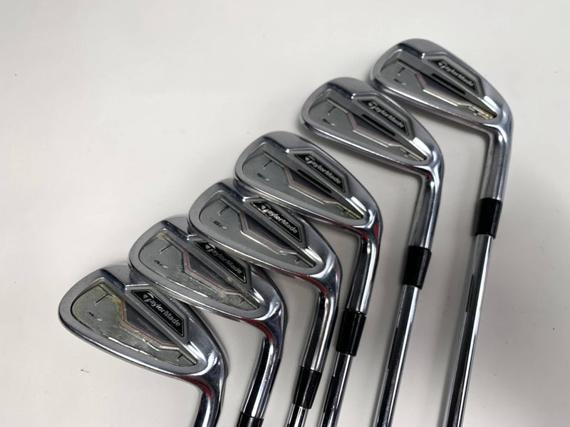 TaylorMade RSi 2 Iron Set 5-PW KBS Tour Stiff Steel Mens RH Midsize Grips