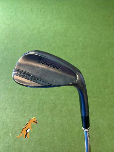 Used RH Cleveland RTX Zipcore Black 58.12* Lob Wedge Dynamic Gold Spinner Steel