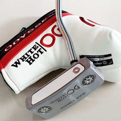 Odyssey White Hot OG Double Wide DB Putter 35” Steel Shaft Right Hand NEW #89656