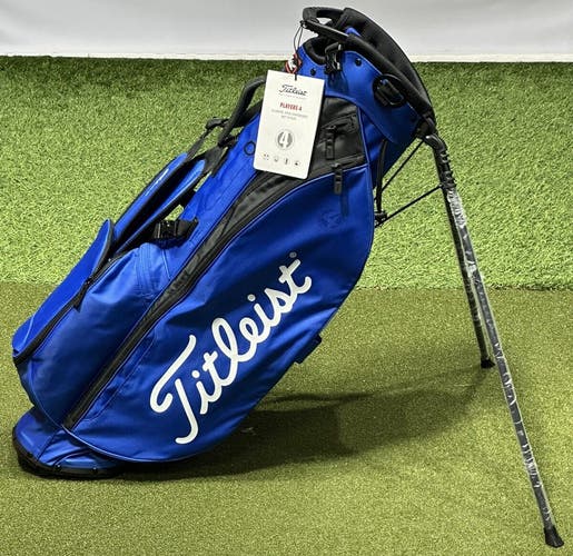 NEW Titleist Players 4 Stand Carry Golf Bag TB21SX4-40 Royal/Black #92443