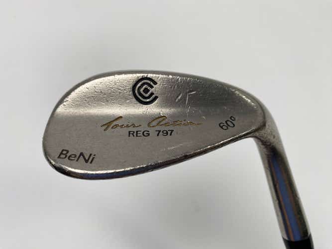 Cleveland 797 Beryllium Nickel Lob Wedge LW 60* Dynamic Gold RH Midsize Grip