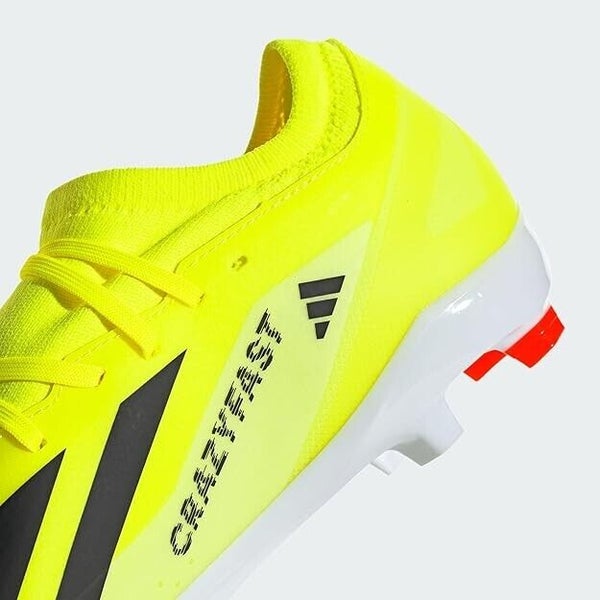 Adidas IG0605 X Crazyfast League FG Soccer Cleats Solar Yellow Black US 12 W 13