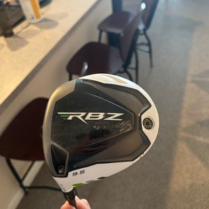 Used Men's TaylorMade Left Hand Stiff Flex 9.5 Loft RocketBallz Driver
