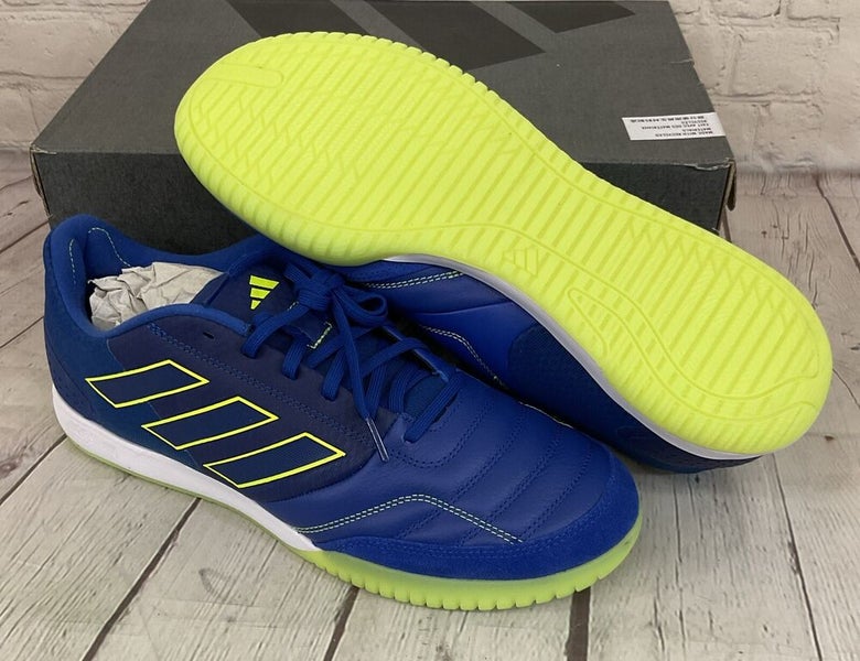 Adidas FZ6123 Top Sala Competition Unisex Soccer Shoes Royal Blue Yellow US 12