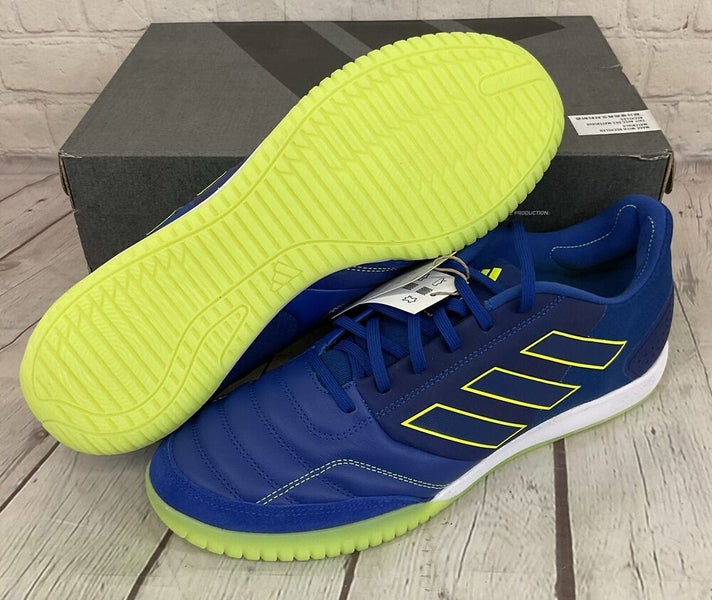 Adidas FZ6123 Top Sala Competition Unisex Soccer Shoes Royal Blue Yellow US 12