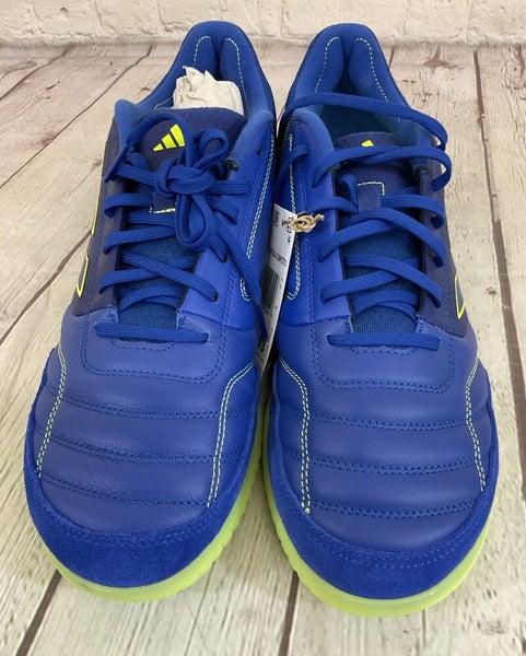 Adidas FZ6123 Top Sala Competition Unisex Soccer Shoes Royal Blue Yellow US 12