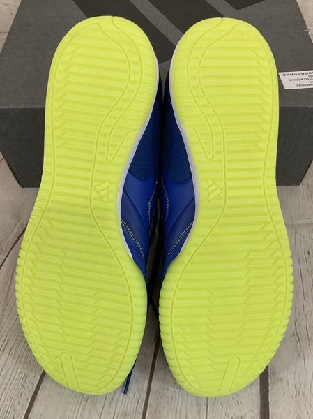 Adidas FZ6123 Top Sala Competition Unisex Soccer Shoes Royal Blue Yellow US 12