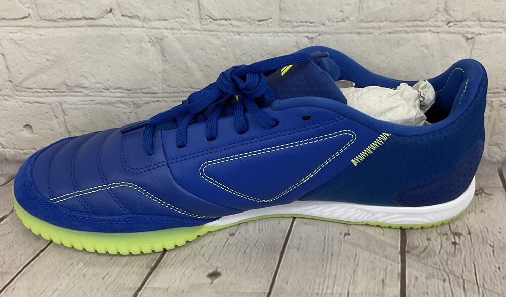 Adidas FZ6123 Top Sala Competition Unisex Soccer Shoes Royal Blue Yellow US 12