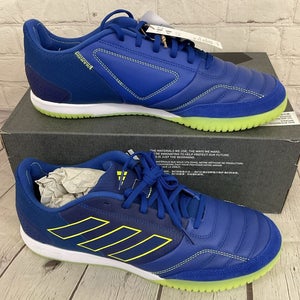 Adidas FZ6123 Top Sala Competition Unisex Soccer Shoes Royal Blue Yellow US 13