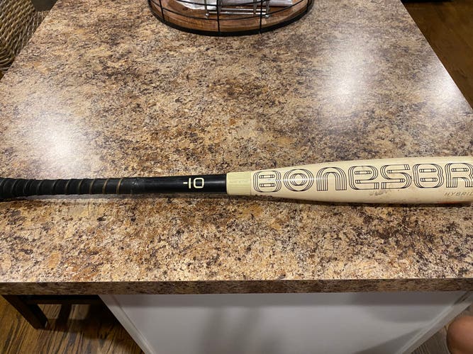 Used 2023 Warstic USABat Certified Hybrid 18 oz 28" Bonesaber Bat