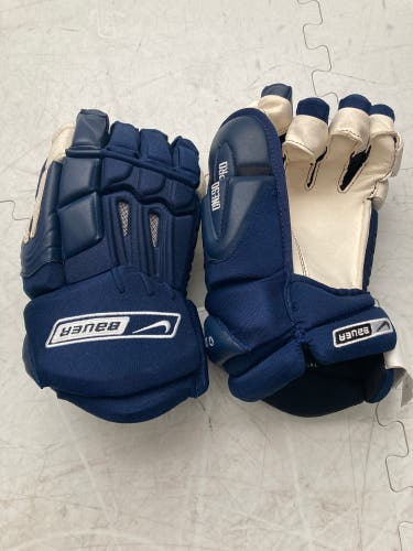 New Nike Bauer One90 Hockey gloves Brule Navy