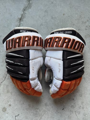 NCAA Bowling Green Pro Stock Game Used Warrior 14” Alpha Pro Gloves