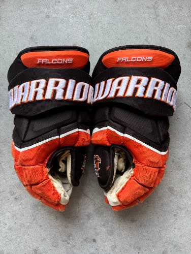 NCAA Bowling Green Pro Stock Game Used Warrior 15" Covert Pro Gloves