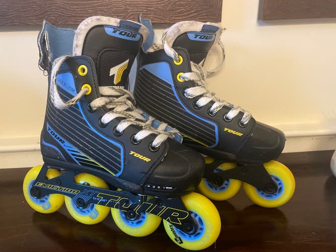 Used Tour Code 9.one Inline Skates Regular Width Size 4