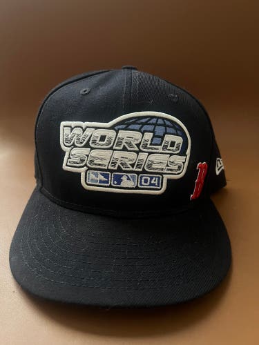 Red sox world series 04' fitted hat (7 1/8)